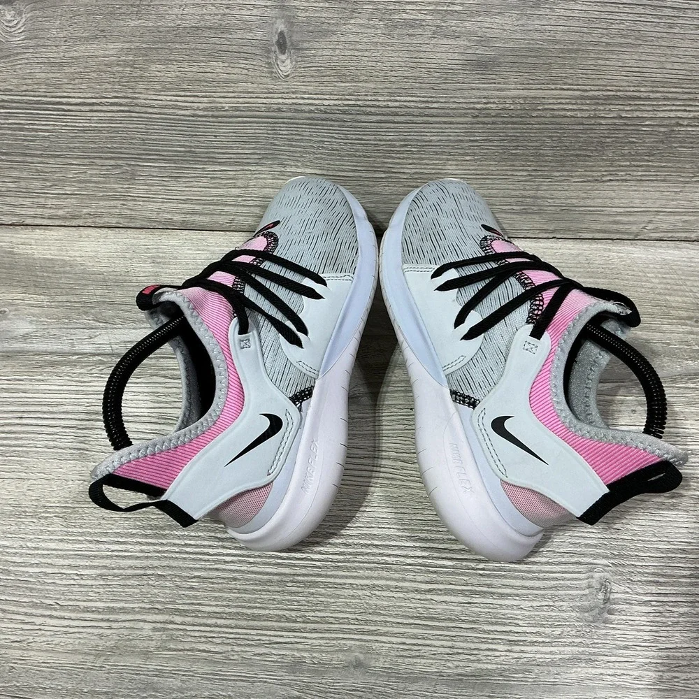 Nike Flex Contact 3 AQ7488-400 Gray Running Shoes Sneakers Women's Size 7.5